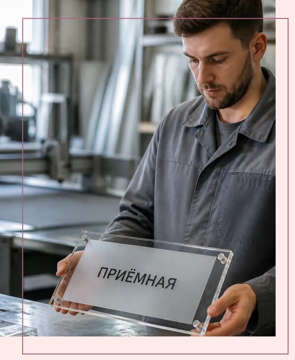 Таблички из оргстекла на заказ в Алексине от 4285 р. | Аванза-Лкс