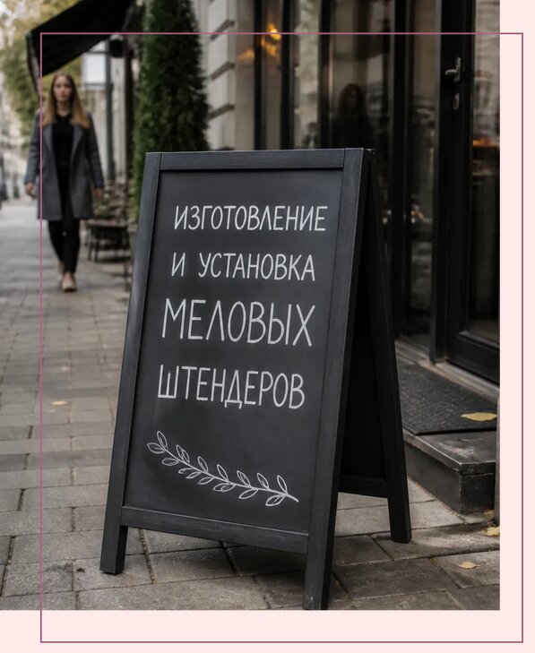 Меловые штендеры в Алексине по цене от 7142 р. | Аванза-Лкс